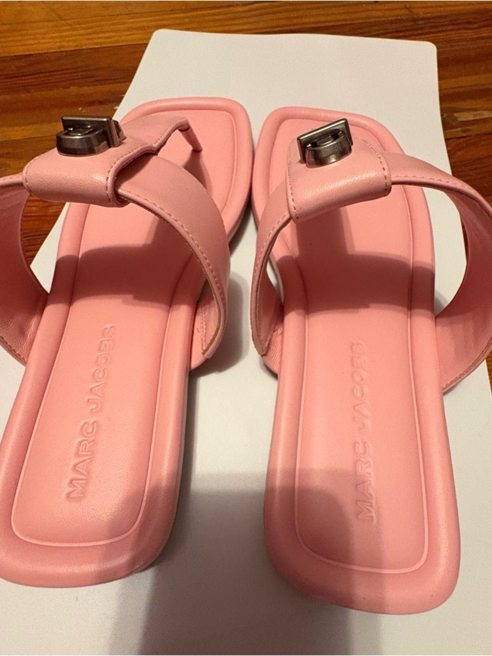 Mark Jacobs Pink Strap Sandals - Picture 2 of 6